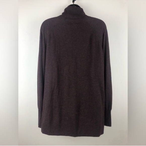 OLD NAVY ON Turtle Neck Tunic Women’s Sz MED Very Soft Maroon color Loose Fit - Picture 10 of 10